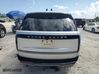 2024 Land Rover Range Rover SE with VIN SALKPBFU1RA253208, listed as a Copart auction lot 52238725 with 9,278 mi miles and Salvage Title. Bid and sale history available at carsss.com. Image 6.