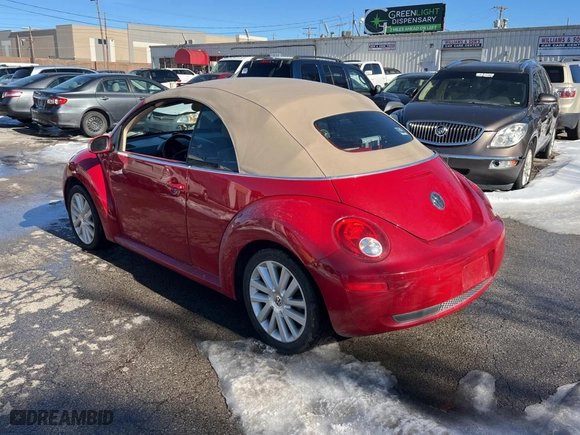 2009 Volkswagen New Beetle Convertible S with VIN 3VWRF31Y29M401892, listed as a Copart auction lot 89337485 with NaN miles and Clean Title. Bid and sale history available at carsss.com. Image 3.