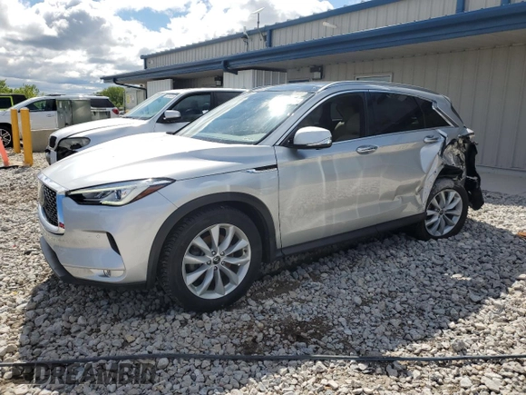2019 Infiniti QX50 Luxe z VIN 3PCAJ5M38KF125979, wystawiony jako Copart lot #57863035 z przebiegiem 84 048 mil mil oraz Czysty tytuł • Clean title. Historia ofert i sprzedaży dostępna na DreamBid. Obrazek 1.