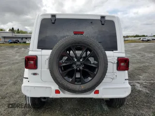 2021 Jeep Wrangler Unlimited Sahara with VIN 1C4HJXEG1MW504154, listed as a Copart auction lot 51131825 with 29,146 mi miles and Salvage title. Bid and sale history available at DreamBid. Image 6.