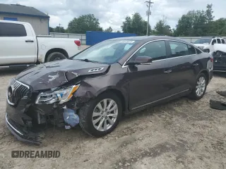 2015 Buick LaCrosse Leather with VIN 1G4GB5GR6FF190589, listed as a Copart auction lot 60519325 with 91,512 mi miles and Salvage title. Bid and sale history available at DreamBid. Image 1.