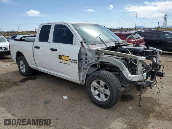 2017 Ram 1500 Express with VIN 1C6RR6FG7HS866063, listed as a Copart auction lot 52832255 with 170,944 mi miles and Salvage title. Bid and sale history available at DreamBid. Image 4.