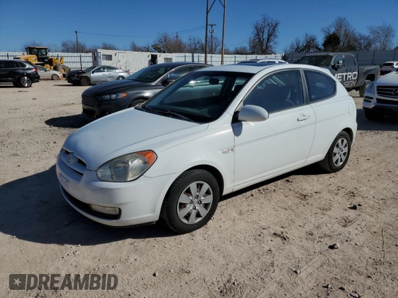 2007 Hyundai Accent SE with VIN KMHCN36C47U029548, listed as a Copart auction lot 47409735 with 125,566 mi miles and Clean Title. Bid and sale history available at carsss.com. Image 1.