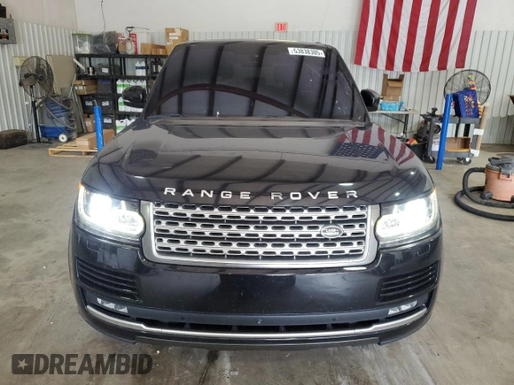 2016 Land Rover Range Rover HSE with VIN SALGS2KF5GA270036, listed as a Copart auction lot 53838305 with 106,666 mi miles and Clean title. Bid and sale history available at DreamBid. Image 5.