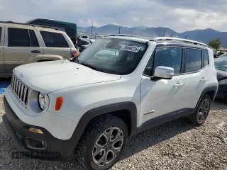 2017 Jeep Renegade Limited with VIN ZACCJBDBXHPG65785, listed as a Copart auction lot 58090725 with 91,383 mi miles and Clean title. Bid and sale history available at DreamBid. Image 1.