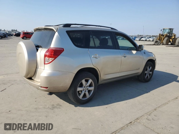 2007 Toyota RAV4 Limited with VIN JTMZK31V376005228, listed as a Copart auction lot 43290165 with 176,215 mi miles and Salvage Title. Bid and sale history available at carsss.com. Image 3.