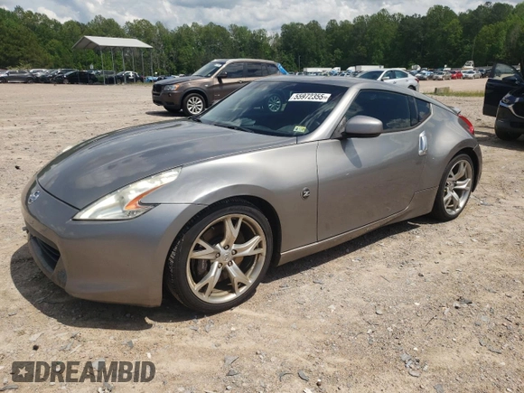 2009 Nissan 370Z Touring with VIN JN1AZ44E49M402605, listed as a Copart auction lot 55972355 with 157,066 mi miles and Clean Title. Bid and sale history available at DreamBid. Image 1.
