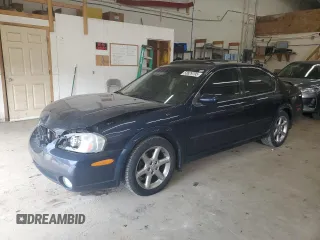 2003 Nissan Maxima GLE z VIN JN1DA31A63T429883, wystawiony jako Copart lot #53629795 z przebiegiem 193 001 mil mil oraz Szkoda całkowita • Salvage title. Historia ofert i sprzedaży dostępna na DreamBid. Obrazek 1.