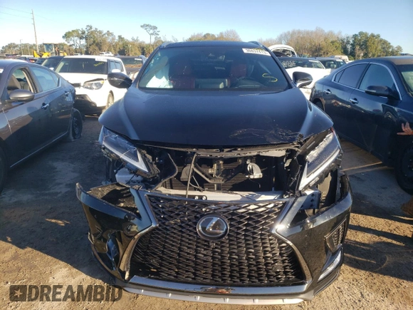 2021 Lexus RX with VIN 2T2YZMDA1MC293336, listed as a Copart auction lot 36037413 with 20,385 mi miles. Bid and sale history available at carsss.com. Image 5.