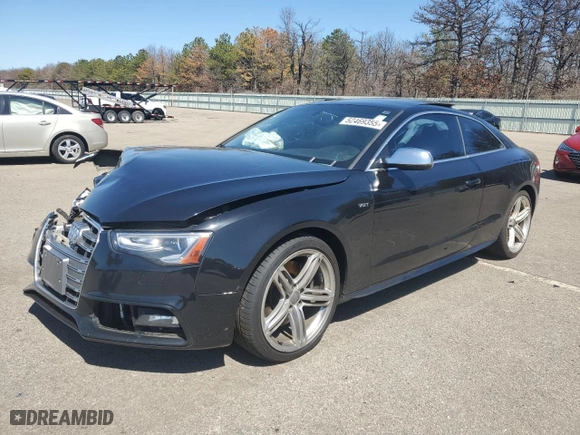 2014 Audi S5 Prestige with VIN WAU3GAFR4EA020691, listed as a Copart auction lot 52469355 with 78,274 mi miles and Salvage Title. Bid and sale history available at carsss.com. Image 1.