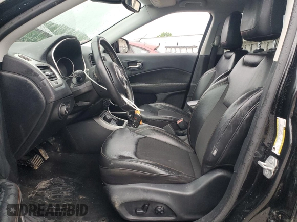 2018 Jeep Compass Altitude with VIN 3C4NJDBB7JT355356, listed as a Copart auction lot 60086775 with 88,790 mi miles and Salvage title. Bid and sale history available at DreamBid. Image 7.