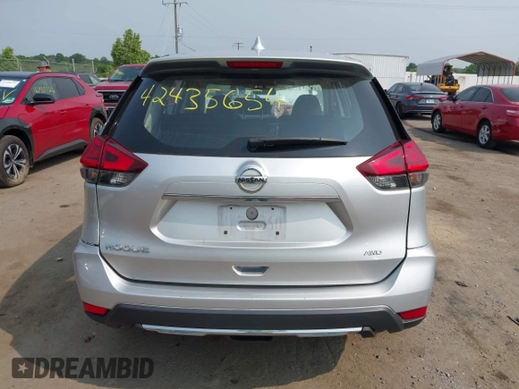 2017 Nissan Rogue SV with VIN KNMAT2MV7HP565670, listed as a IAAI auction lot 42435654 with 99,114 mi miles and . Bid and sale history available at DreamBid. Image 16.