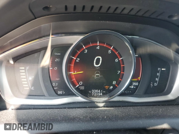 2017 Volvo XC60 R-Design with VIN YV449MRS4H2038508, listed as a Copart auction lot 59623895 with 72,194 mi miles and Salvage title. Bid and sale history available at DreamBid. Image 9.