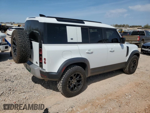 2021 Land Rover Defender S with VIN SALEJ7RX8M2039045, listed as a Copart auction lot 50757545 with 35,904 mi miles and Salvage title. Bid and sale history available at DreamBid. Image 3.