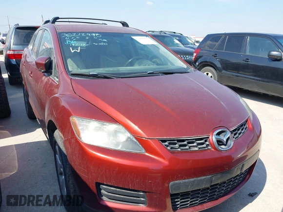 2009 Mazda CX-7 Sport with VIN JM3ER293790238291, listed as a IAAI auction lot 37414557 with 197,302 mi miles. Bid and sale history available at carsss.com. Image 1.