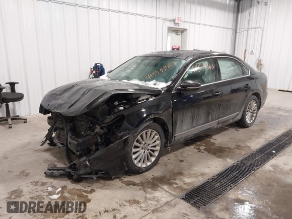 2016 Volkswagen Passat SE with VIN 1VWBS7A33GC056668, listed as a IAAI auction lot 41544363 with 120,605 mi miles and . Bid and sale history available at DreamBid. Image 2.