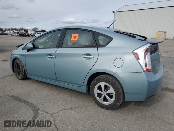 2014 Toyota Prius Four with VIN JTDKN3DUXE1813646, listed as a Copart auction lot 49413175 with 0 mi miles and Salvage Title. Bid and sale history available at carsss.com. Image 2.
