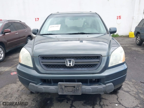 2003 Honda Pilot EX with VIN 2HKYF18573H589899, listed as a IAAI auction lot 41917543 with 211,123 mi miles. Bid and sale history available at carsss.com. Image 6.