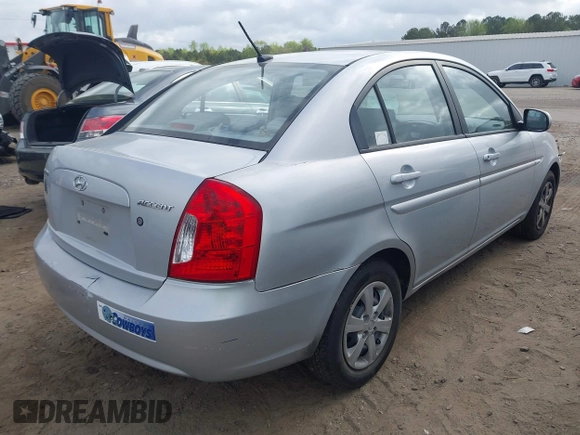 2011 Hyundai Accent GLS with VIN KMHCN4AC5BU603015, listed as a IAAI auction lot 41949292 with 206,879 mi miles and . Bid and sale history available at DreamBid. Image 4.