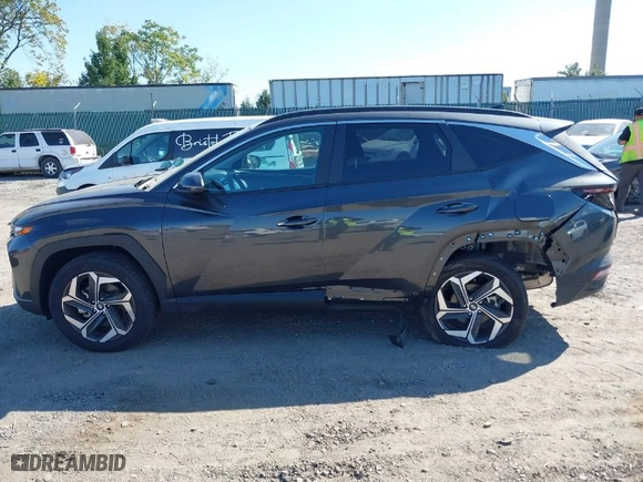 2023 Hyundai Tucson SEL with VIN 5NMJFCAE3PH252432, listed as a IAAI auction lot 40522530 with 8,152 mi miles. Bid and sale history available at carsss.com. Image 14.