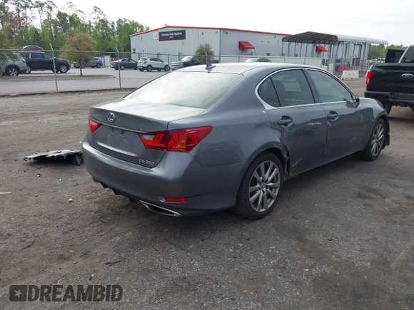 2013 Lexus GS with VIN JTHBE1BL8D5017689, listed as a IAAI auction lot 41867793 with 134,176 mi miles. Bid and sale history available at carsss.com. Image 4.