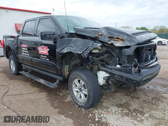 2021 Ford F-150 XL with VIN 1FTFW1E51MKF07972, listed as a IAAI auction lot 41943017 with 67,803 mi miles and . Bid and sale history available at DreamBid. Image 1.