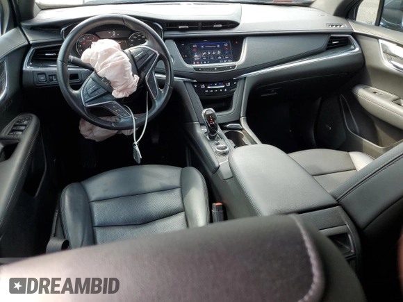 2021 Cadillac XT5 FWD Premium Luxury with VIN 1GYKNCRSXMZ118083, listed as a Copart auction lot 54703225 with 45,973 mi miles and Salvage Title. Bid and sale history available at carsss.com. Image 8.