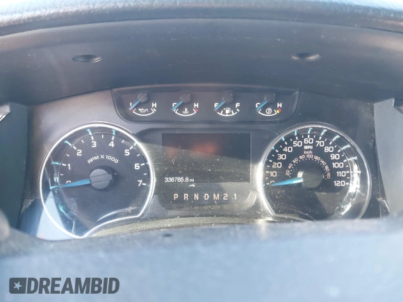 2014 Ford F-150 XL with VIN 1FTEW1CM8EKD54823, listed as a IAAI auction lot 41220842 with 336,785 mi miles. Bid and sale history available at carsss.com. Image 7.