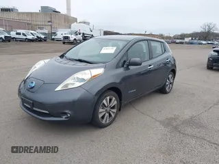 2013 Nissan LEAF SL with VIN 1N4AZ0CPXDC407952, listed as a IAAI auction lot 42021536 with 53,994 mi miles. Bid and sale history available at carsss.com. Image 2.
