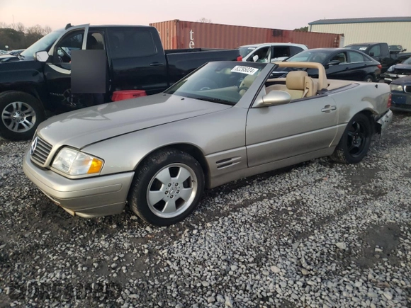 1999 Mercedes-Benz SL-Class with VIN WDBFA68F8XF178084, listed as a Copart auction lot 82295024 with 123,008 mi miles and Salvage Title. Bid and sale history available at carsss.com. Image 1.
