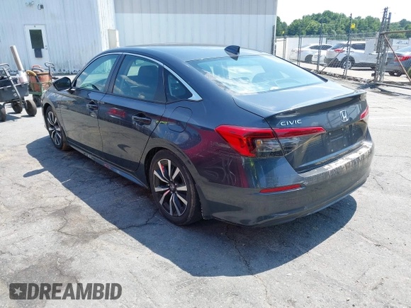 2023 Honda Civic EX with VIN 2HGFE1F75PH302414, listed as a IAAI auction lot 42680807 with 49,520 mi miles and . Bid and sale history available at DreamBid. Image 3.