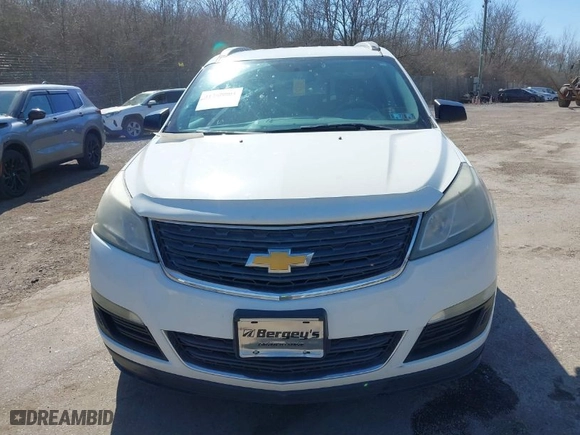 2013 Chevrolet Traverse LS with VIN 1GNKRFEDXDJ107187, listed as a IAAI auction lot 41768801 with NaN miles. Bid and sale history available at carsss.com. Image 6.