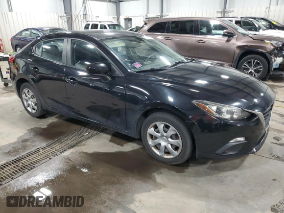 2015 Mazda 3 i SV with VIN JM1BM1T77F1273127, listed as a Copart auction lot 50403795 with 135,182 mi miles and Salvage Title. Bid and sale history available at carsss.com. Image 4.
