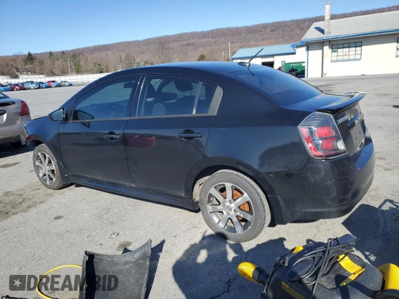 2012 Nissan Sentra SR with VIN 3N1AB6AP5CL720000, listed as a Copart auction lot 48073845 with 233,442 mi miles and Salvage Title. Bid and sale history available at DreamBid. Image 2.