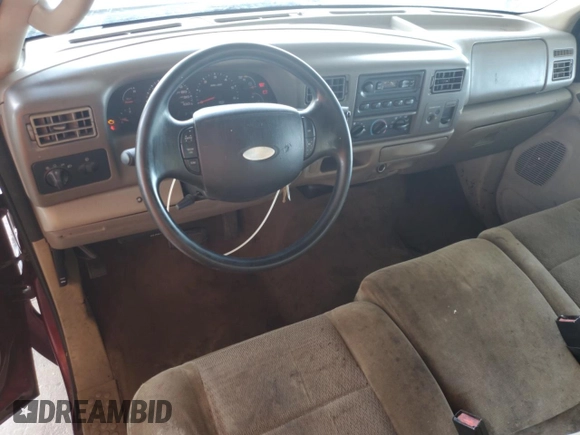 2004 Ford F-250 XL with VIN 1FTNX20L34EA06312, listed as a Copart auction lot 53779295 with 315,600 mi miles and Salvage title. Bid and sale history available at DreamBid. Image 8.