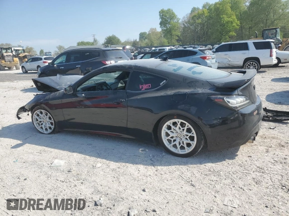 2013 Hyundai Genesis Coupe 2.0T with VIN KMHHT6KD7DU082333, listed as a Copart auction lot 53736855 with 128,725 mi miles and Clean title. Bid and sale history available at DreamBid. Image 2.