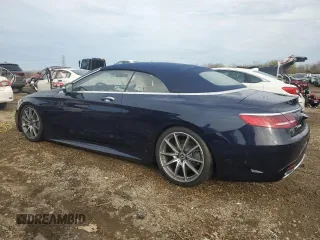 2020 Mercedes-Benz S with VIN W1KXK8DB7LA050420, listed as a Copart auction lot 80729474 with 24,044 mi miles and Salvage Title. Bid and sale history available at DreamBid. Image 2.