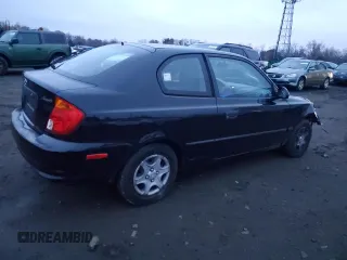 2004 Hyundai Accent GL with VIN KMHCG35CX4U312284, listed as a Copart auction lot 83992384 with 88,786 mi miles and Salvage Title. Bid and sale history available at carsss.com. Image 3.