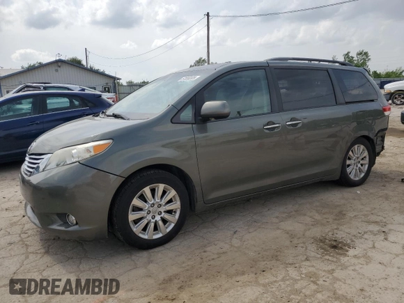 2011 Toyota Sienna XLE AAS z VIN 5TDYK3DC9BS046073, wystawiony jako Copart lot #57030305 z przebiegiem 246 956 mil mil oraz Szkoda całkowita • Salvage title. Historia ofert i sprzedaży dostępna na DreamBid. Obrazek 1.