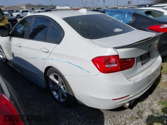 2013 BMW 3 Series 328i with VIN WBA3C1G55DNR47505, listed as a IAAI auction lot 42063459 with 96,494 mi miles. Bid and sale history available at carsss.com. Image 3.