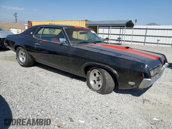 1969 Mercury Cougar z VIN 9F91H535869, wystawiony jako Copart lot #74131214 z przebiegiem 52 039 mil mil oraz Szkoda całkowita • Salvage title. Historia ofert i sprzedaży dostępna na DreamBid. Obrazek 4.