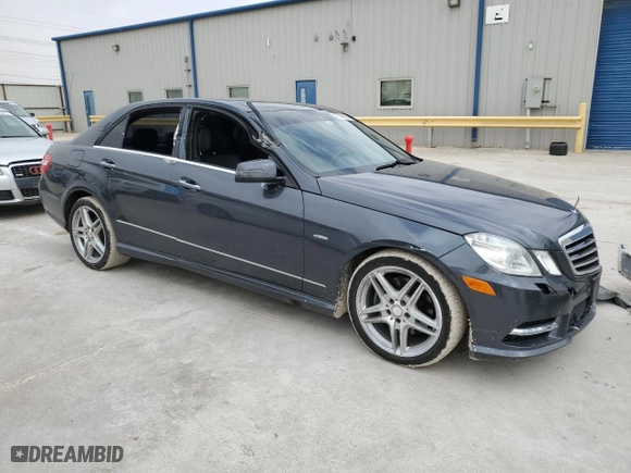 2012 Mercedes-Benz E-Class E 350 Luxury with VIN WDDHF5KB1CA565052, listed as a Copart auction lot 47749595 with 229,564 mi miles and Salvage Title. Bid and sale history available at carsss.com. Image 4.