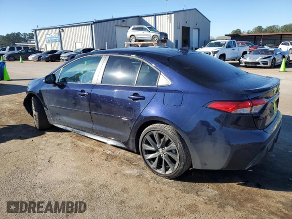 2025 Toyota Corolla SE with VIN 5YFS4MCE6SP218531, listed as a Copart auction lot 45410825 with 4,086 mi miles and Salvage Title. Bid and sale history available at carsss.com. Image 2.