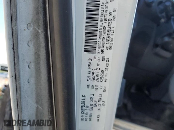 2008 Jeep Wrangler X with VIN 1J4FA24108L642938, listed as a Copart auction lot 55653525 with 119,424 mi miles and Salvage title. Bid and sale history available at DreamBid. Image 13.