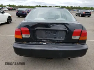 1998 Honda Civic LX with VIN 2HGEJ667XWH522537, listed as a Copart auction lot 49333155 with 261,684 mi miles and Non Repairable. Bid and sale history available at carsss.com. Image 6.