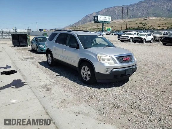 2008 GMC Acadia SLE1 z VIN 1GKEV13748J265438, wystawiony jako Copart lot #58269235 z przebiegiem 195 235 mil mil oraz Szkoda całkowita • Salvage title. Historia ofert i sprzedaży dostępna na DreamBid. Obrazek 14.