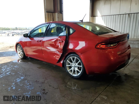 2013 Dodge Dart SXT with VIN 1C3CDFBA5DD156032, listed as a Copart auction lot 54359555 with 36,327 mi miles and Salvage Title. Bid and sale history available at carsss.com. Image 2.