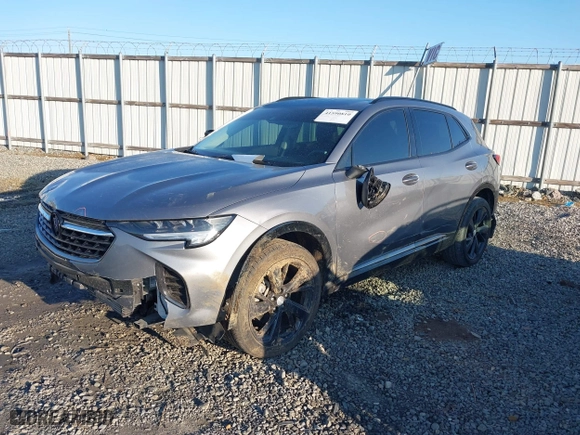 2021 Buick Envision Preferred with VIN LRBAZLR48MD070764, listed as a IAAI auction lot 41590810 with 40,423 mi miles. Bid and sale history available at carsss.com. Image 18.
