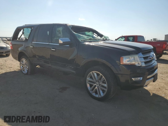 2015 Ford Expedition Max Platinum with VIN 1FMJK1MT3FEF35310, listed as a Copart auction lot 75449744 with 199,747 mi miles and Salvage title. Bid and sale history available at DreamBid. Image 4.