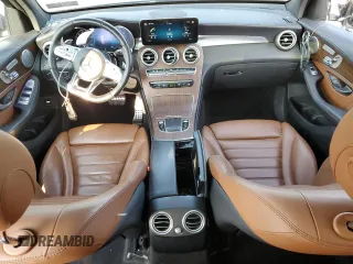 2020 Mercedes-Benz GLC with VIN WDC0G6EB9LF731630, listed as a Copart auction lot 67489814 with 54,574 mi miles and Salvage Title. Bid and sale history available at carsss.com. Image 8.